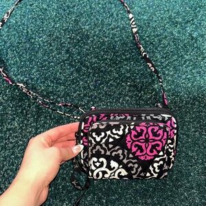 Vera Bradley Small Cross Body Purse with Removable Straps